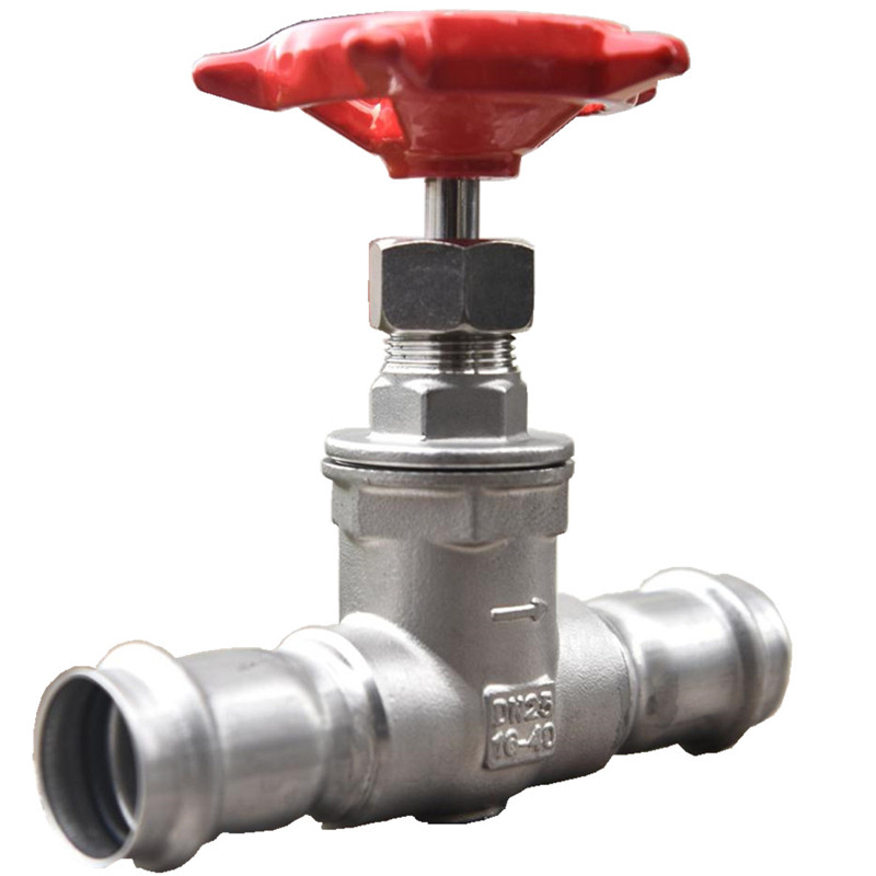 不锈钢304饮用纯净水管薄壁双卡压截止阀