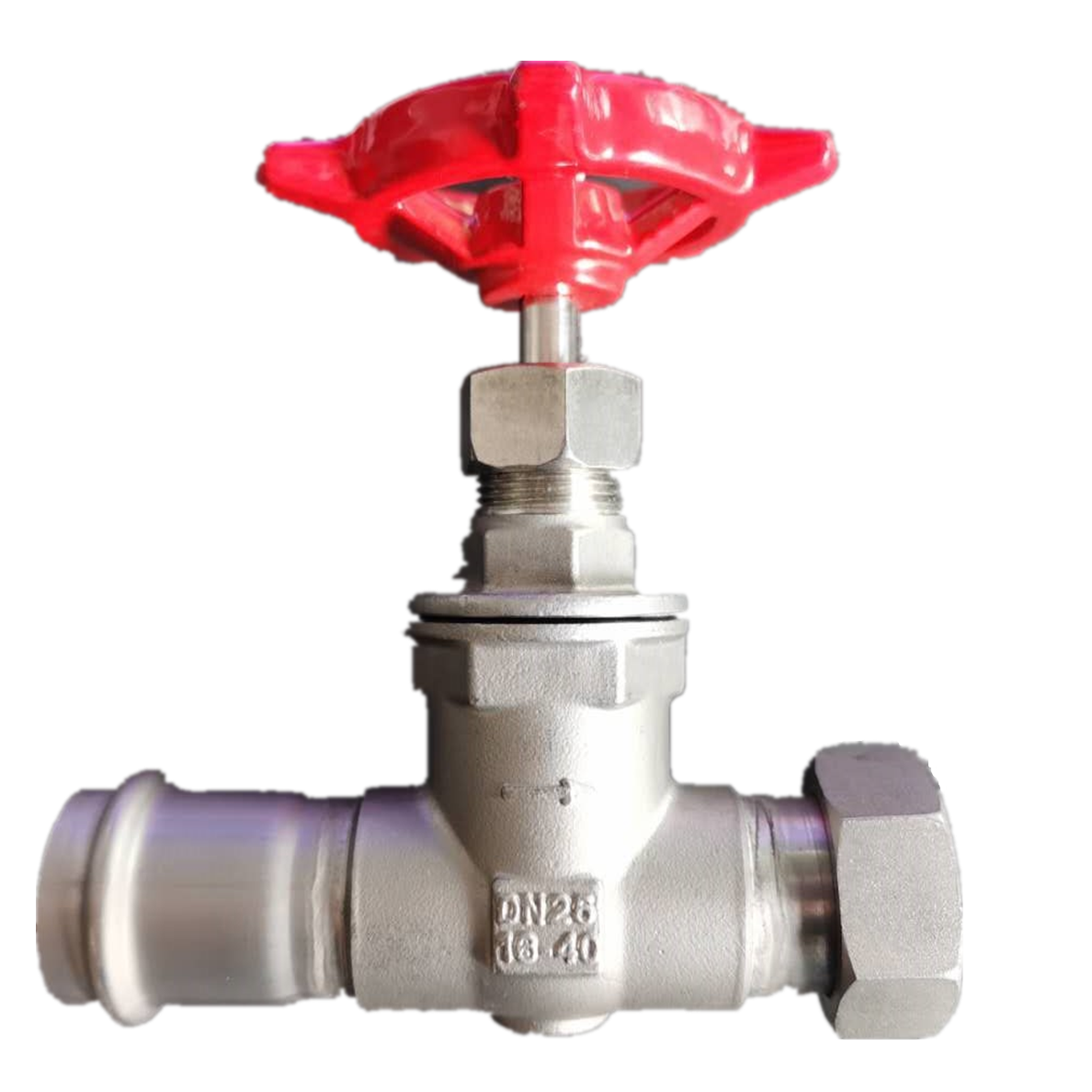 不锈钢304饮用纯净水管薄壁双内螺纹活接卡压截止阀